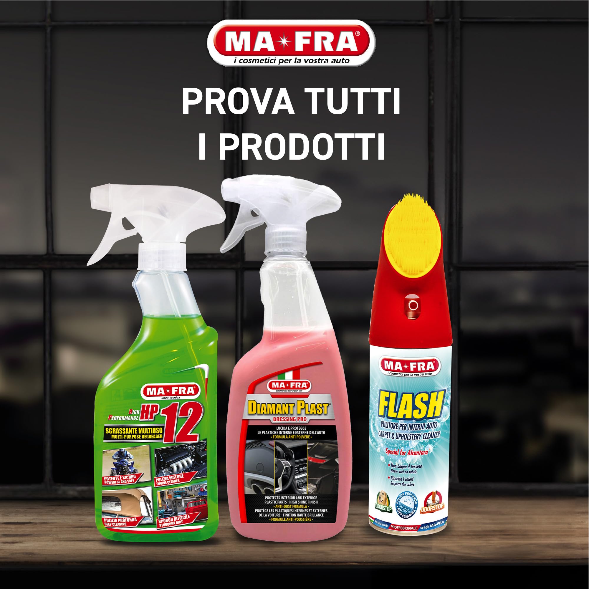 MAFRA, Pulimax 2.0, APC Detergente Universale per Interni Auto, Ideale per la Pulizia di Skai e Tessuti, Rimuove Sporco e Cattivi Odori, Formato da 4500 ml