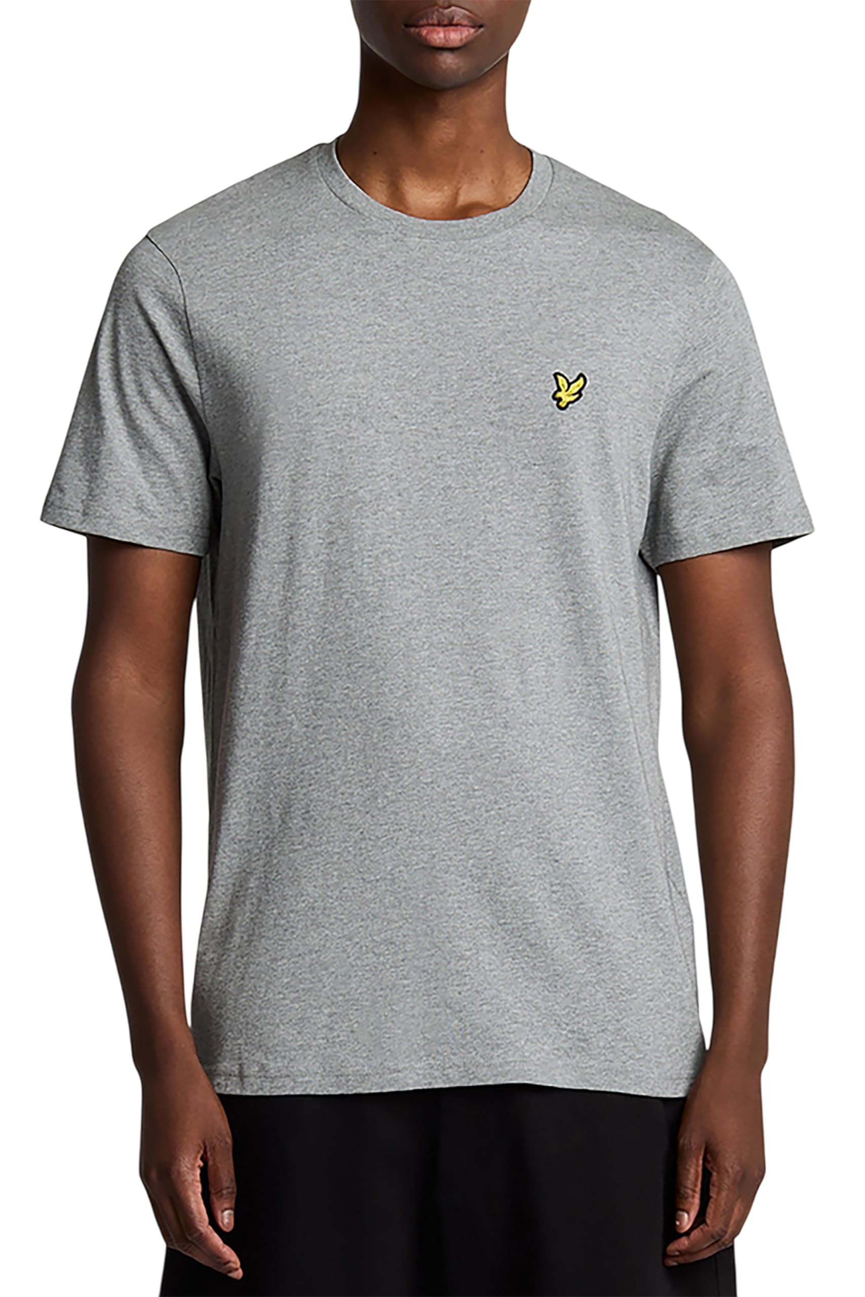 Lyle & Scott SS T-Shirts Plain T-Shirt T28 Mid Grey Marl, M