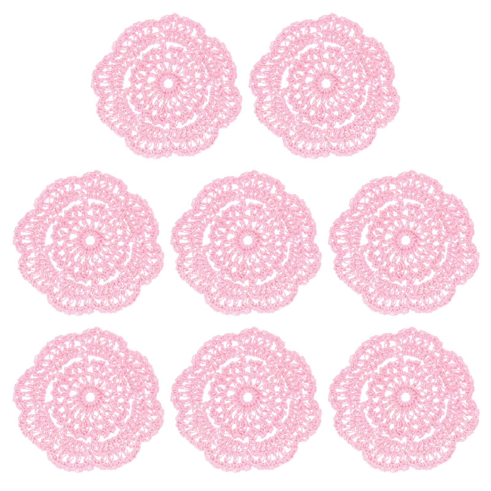 Napperons en crochet pour décoration de fête de mariage et tea time