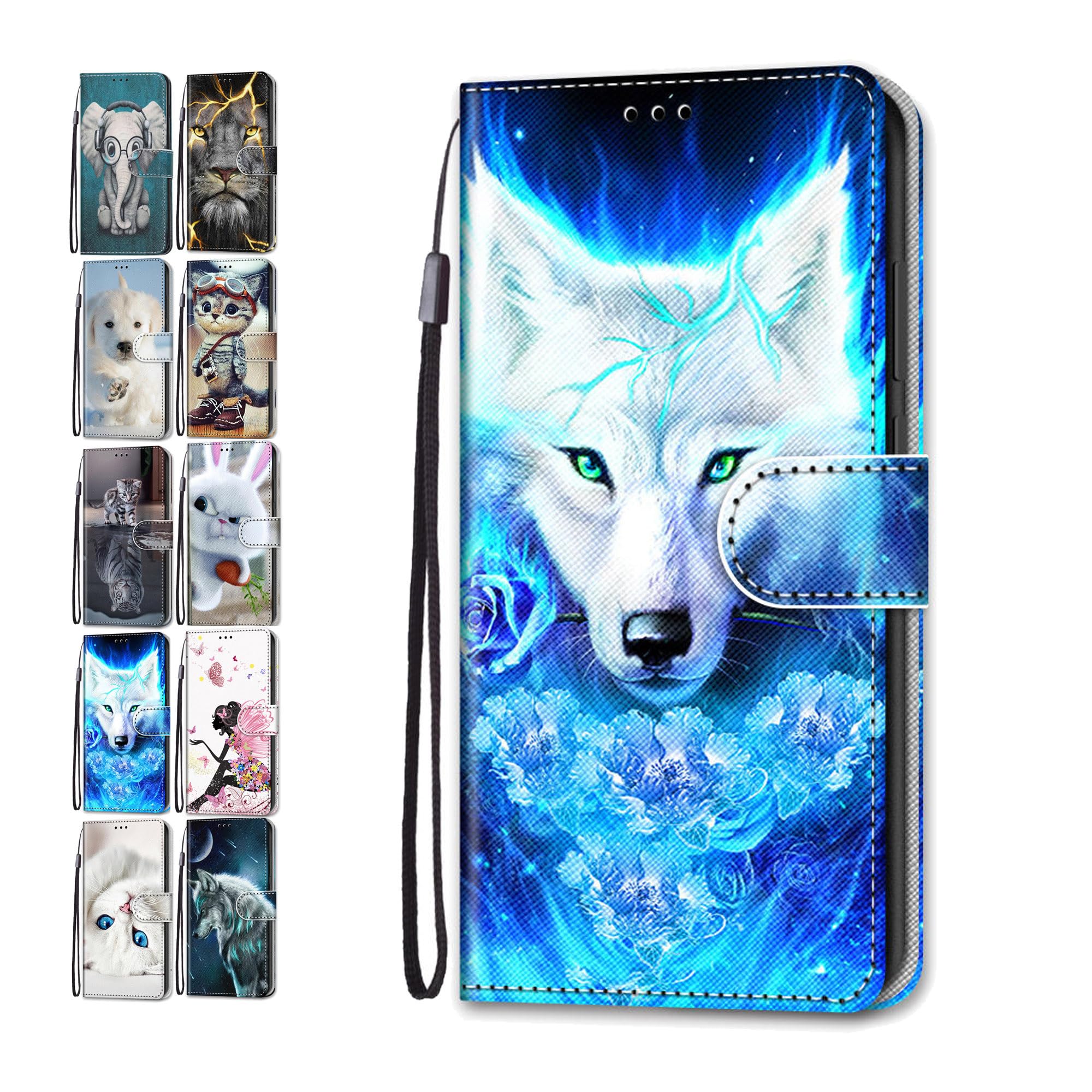 Custodia Portafoglio In PU Pelle Per Huawei Y6 2019 / Honor 8A – Magnetica, Antiurto E Con Supporto (Rosso) - 4