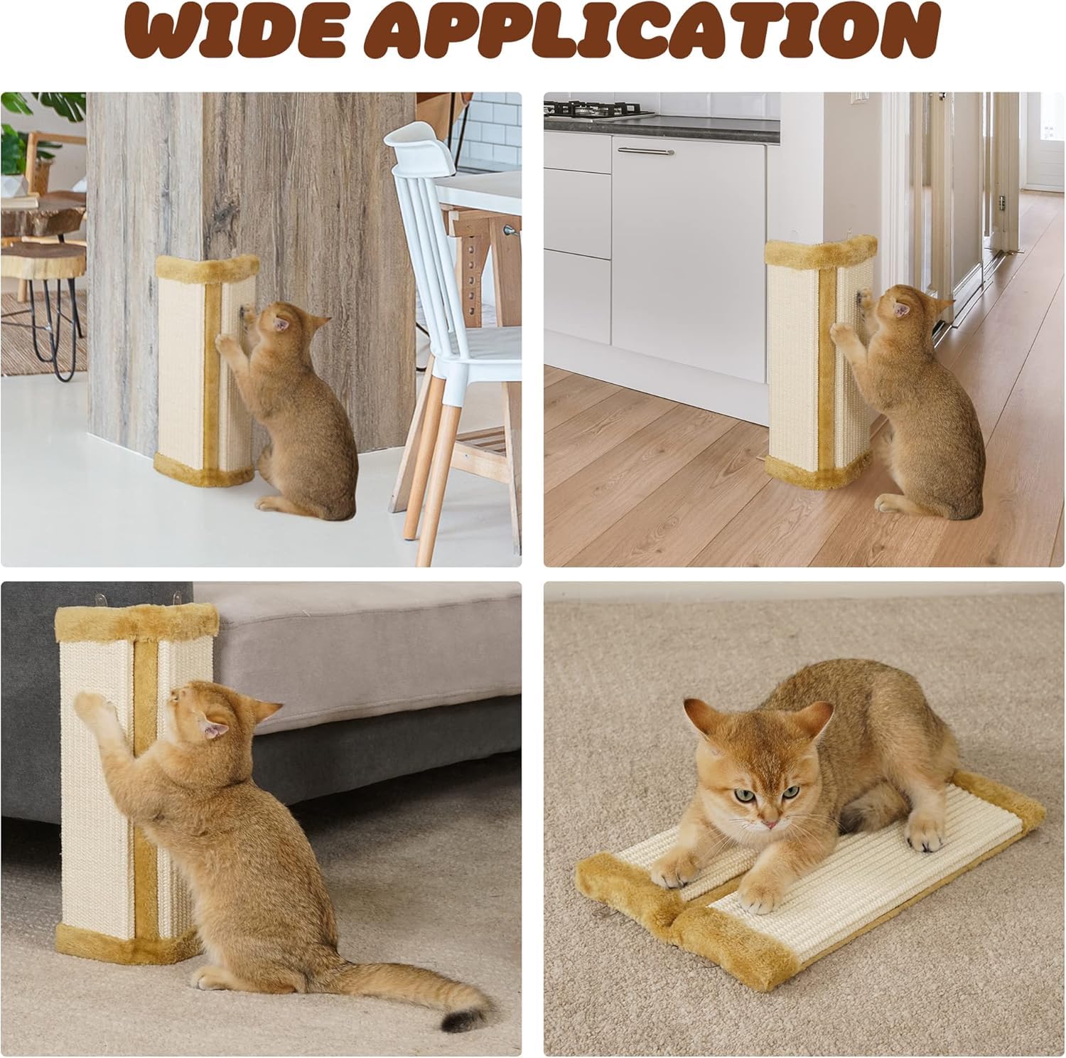 Amazon | 猫 爪とぎ タワー 爪研ぎ ボード 50×23 コーナー 壁 保護