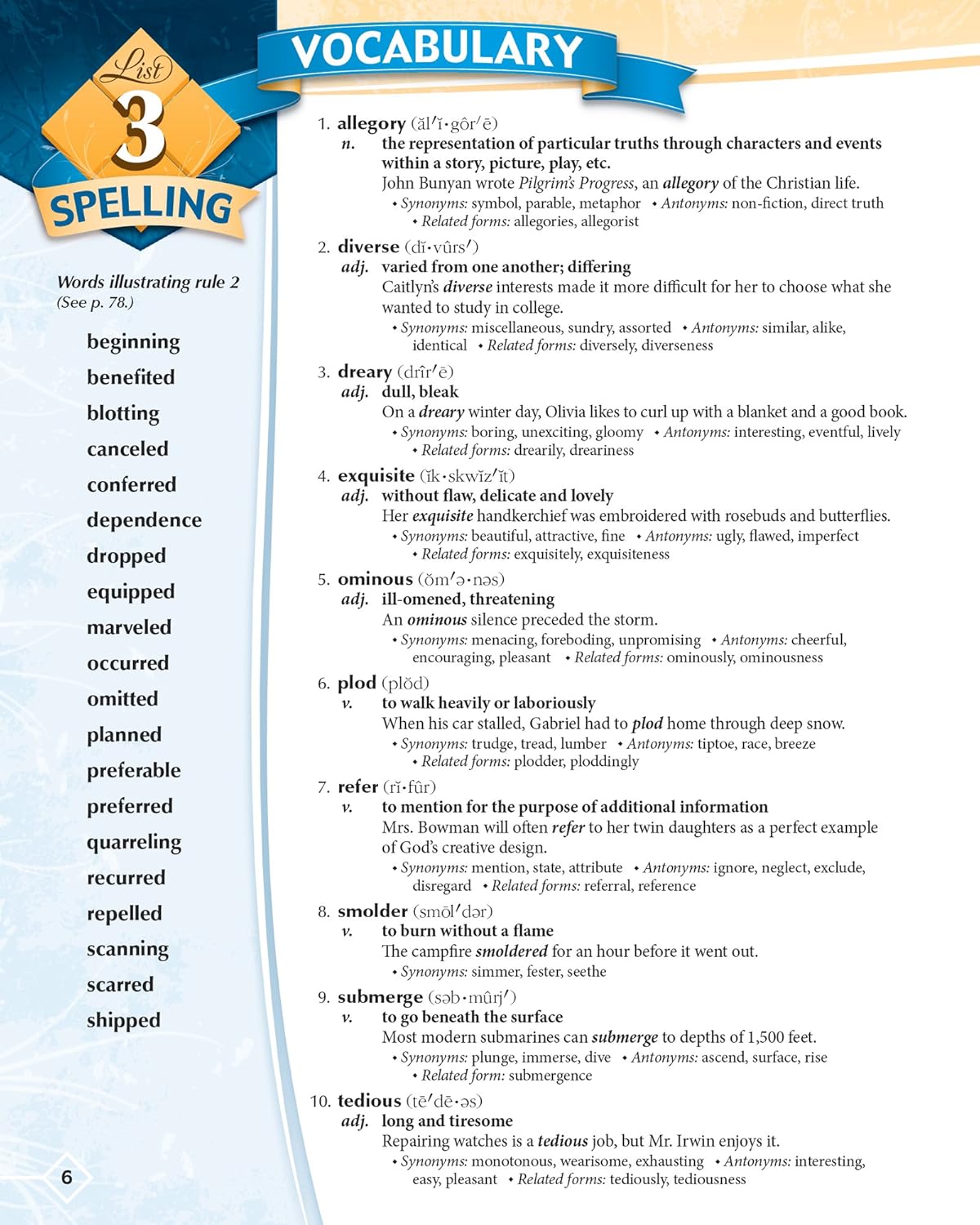 Vocabulary, Spelling, Poetry I - Abeka 7th Grade 7 Spelling, Vocabulary, and Poetry Student Work Book      Paperback – January 1, 2017