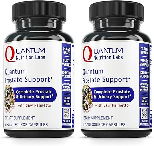 Miniatura 4 de Quantum Nutrition Labs Soporte de próstata - Suplementos de próstata para hombres, fórmula de salud de la próstata, suplemento natural con palma