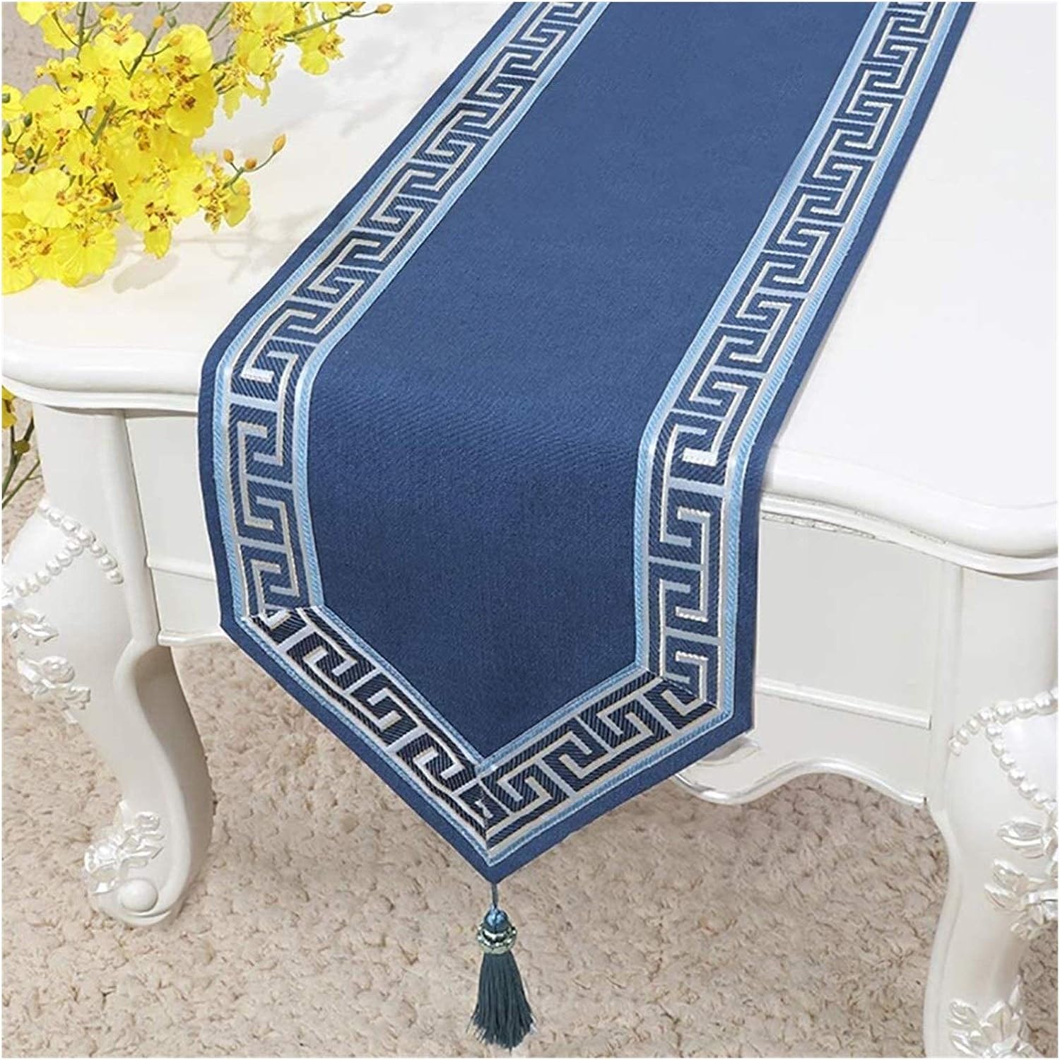 SKUAI Table Runners for Party Wedding Home Kitchen Table