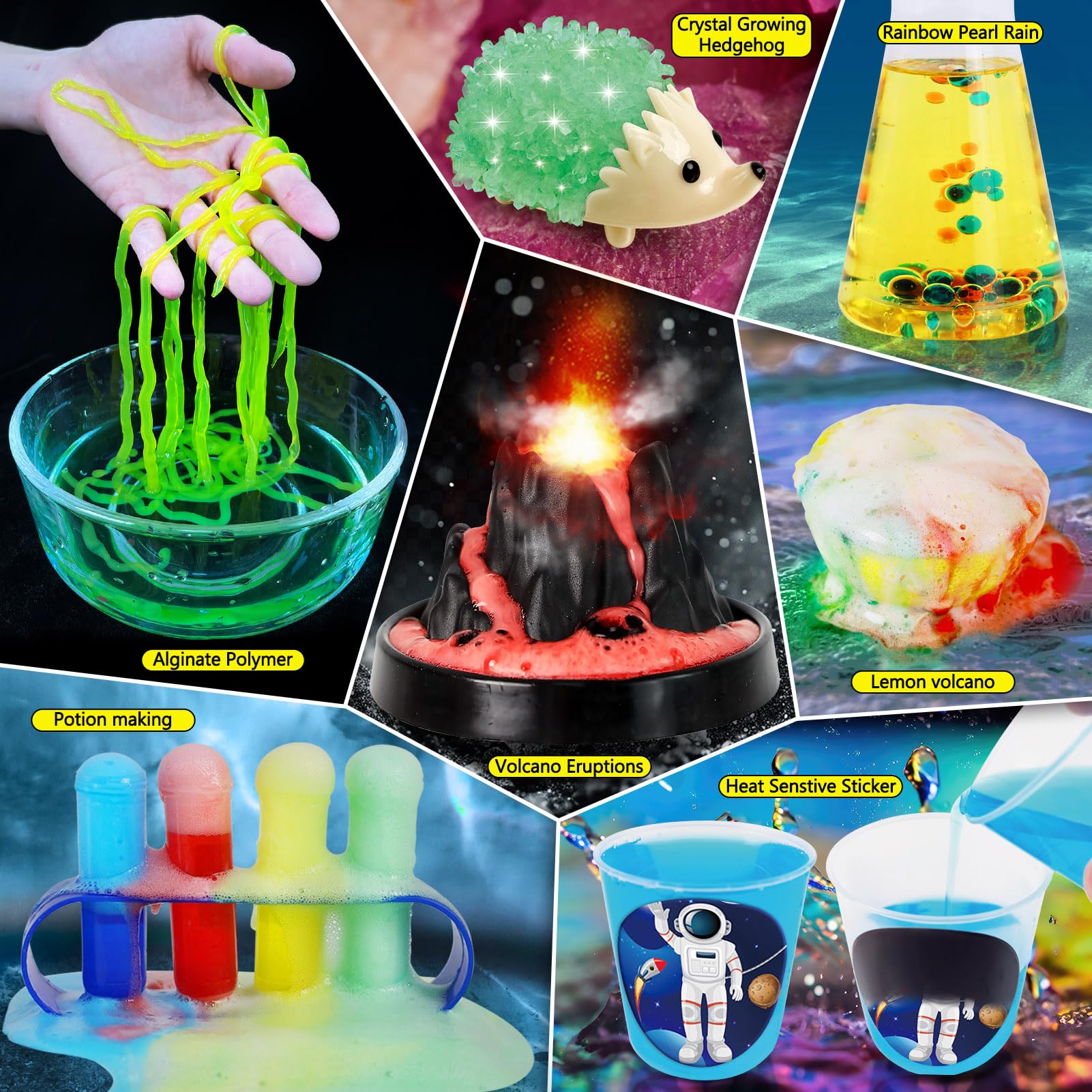 PATIFEED 310 Experimente für Kinder Chemielabor