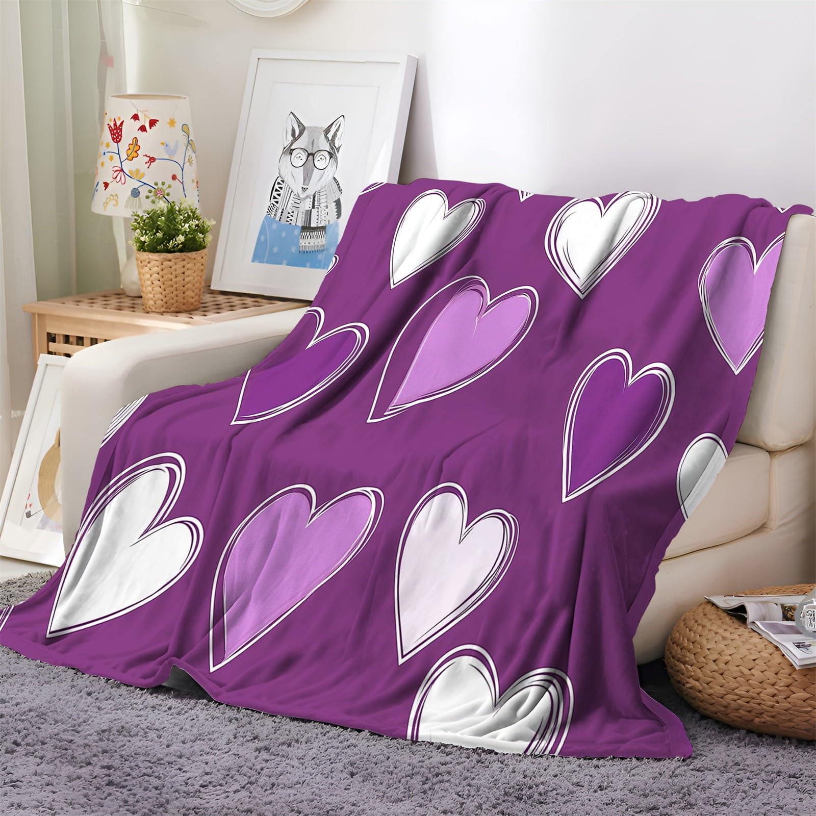 Plaid polaire résistant aux courants d'air froid couverture microfibre 180x200