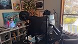 Customer review image for Nice, sturdy arm for large ultra wide monitors
