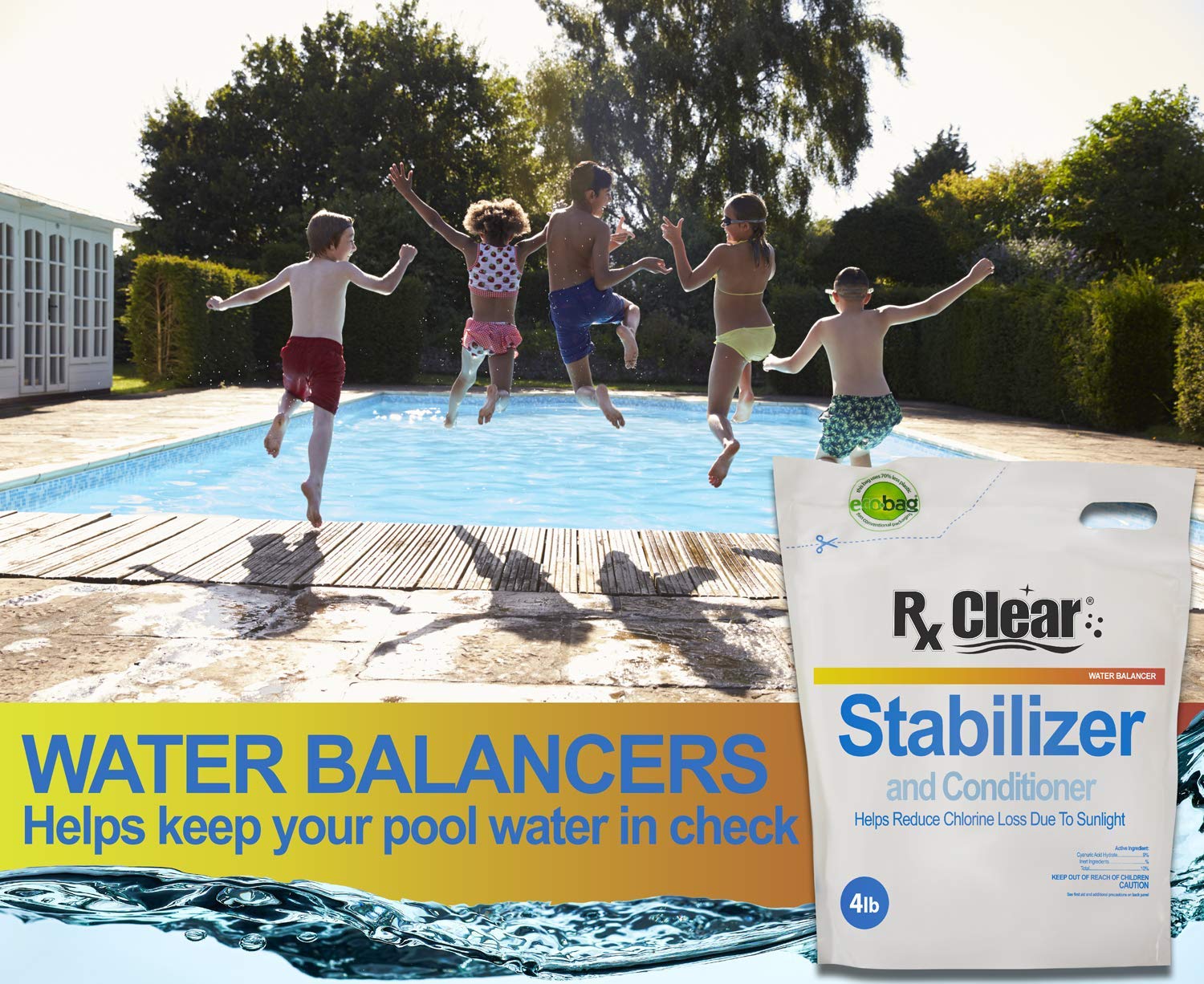 Rx Clear Spring StartUp Kit Chemicals for Opening Swimming Pools