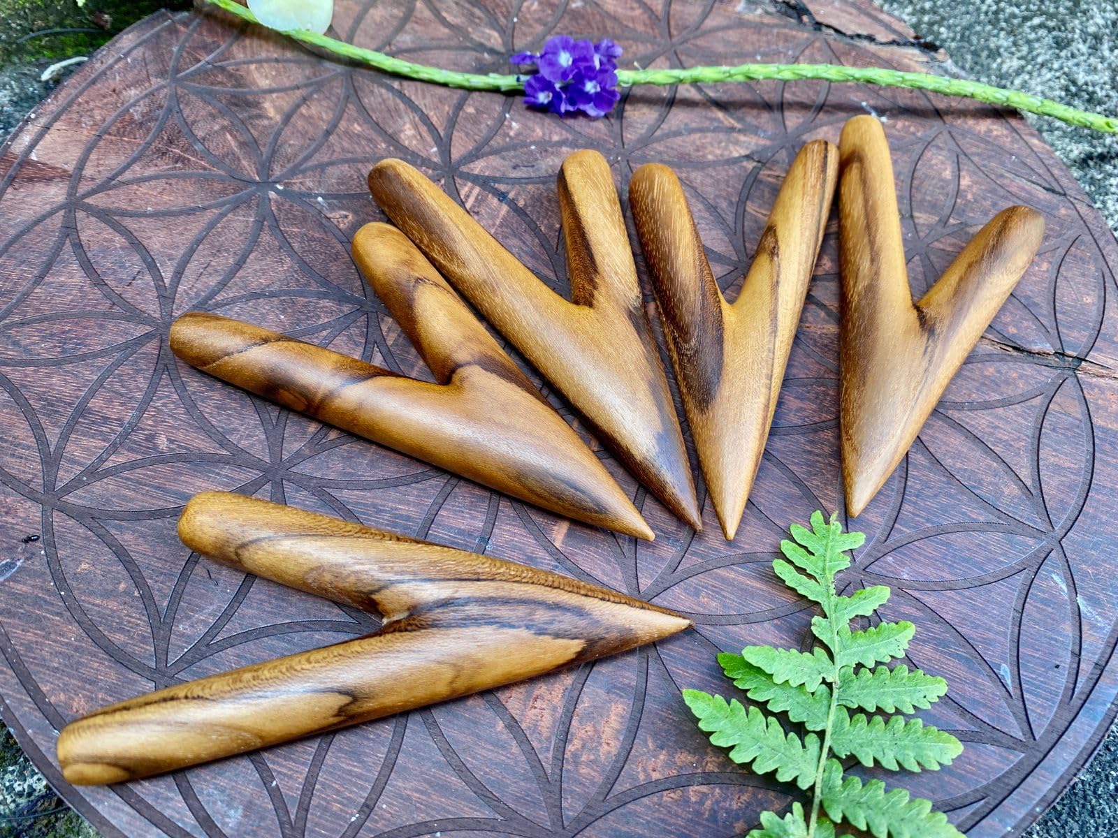 Knye Rape Hapé Curipe Sifflets chamaniques Besoins rituels Amazonas Teak Rapei Zereomnie Rituel Poussière