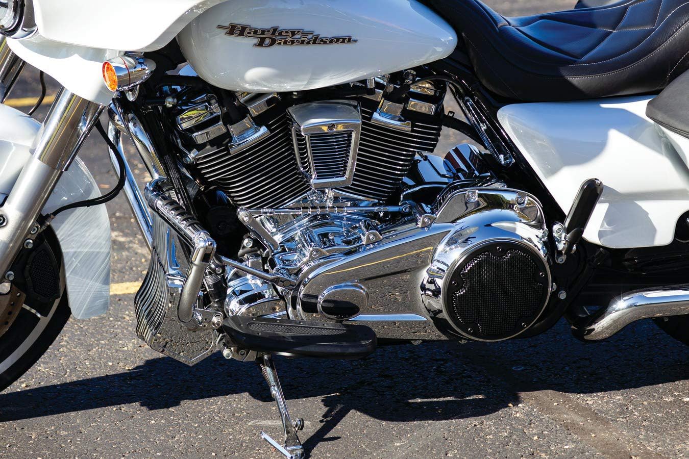 Kuryakyn Chrome Precision Lower Front Frame Cover for Harley 2017-2018 Electra Glides, Road Kings, Road Glides and Street Glides