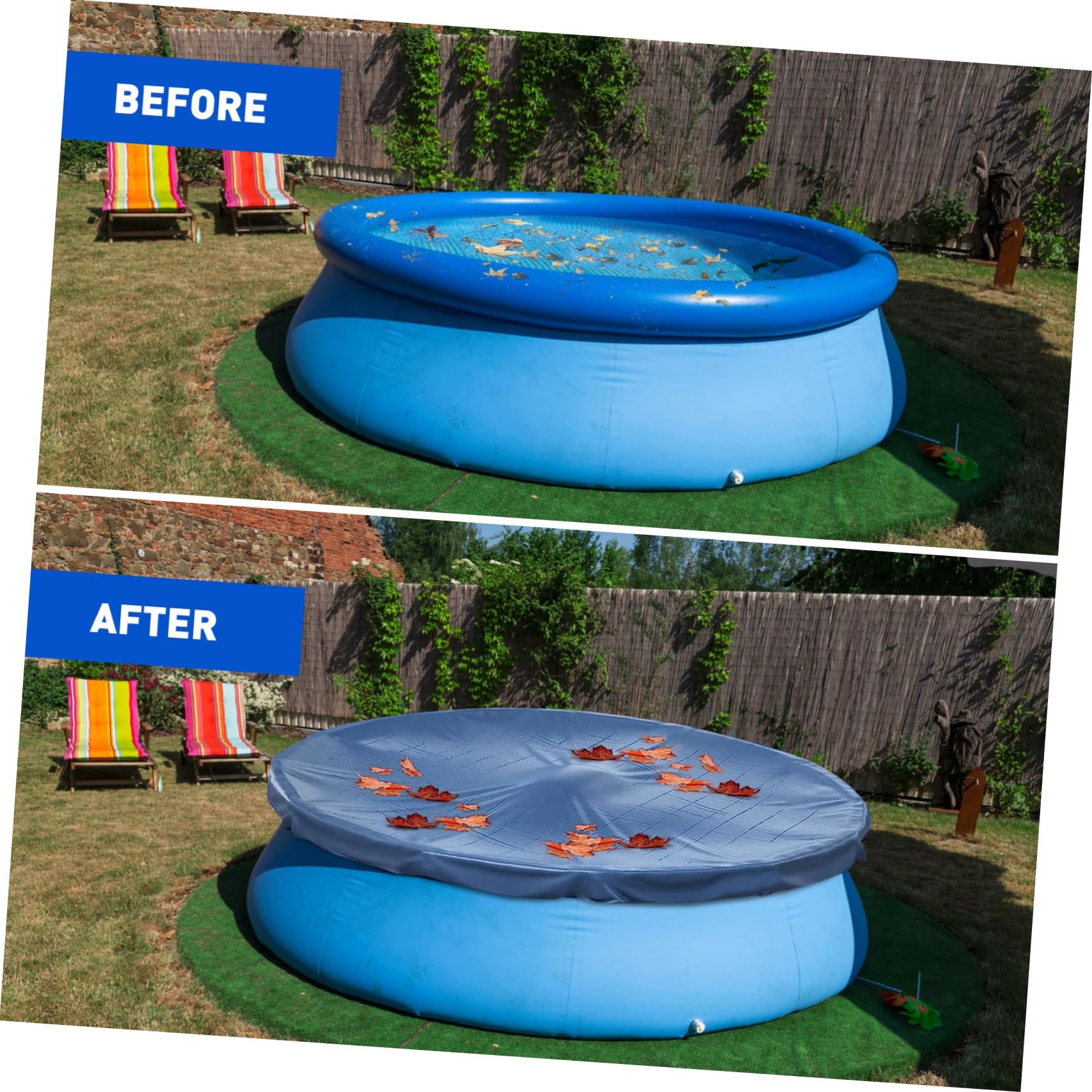 SUPVOX Lot de 2 Coussins de Piscine en Corde Épaisse Résistante Froid pour Piscines Creusées