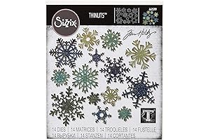 Sizzix Thinlits Die Set by Tim Holtz - Paper Snowflakes (Mini)