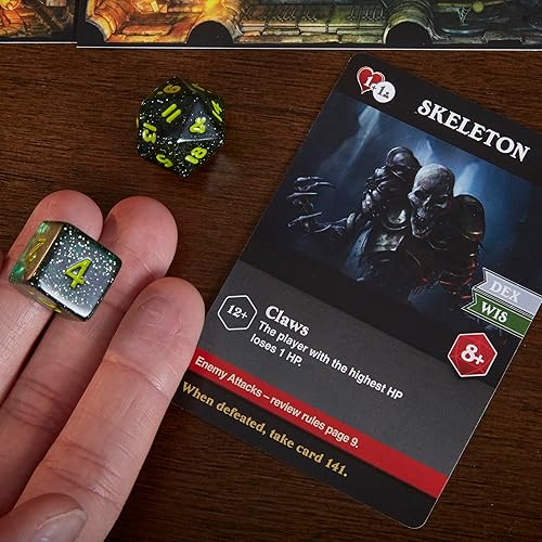 Miniatura 9 de Dungeons & Dragons Bedlham in Neverwinter Aventura de escape, juego de mesa cooperativos para mayores de 12 años, 2-6 jugadores, 3 actos aprox. 90