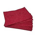 10 Pack Extra Large Original German Shammy Cloths Chamois Towels Super Absorbent for Pets, Parenting Tool Cleaning for Home and Commercial Use Wholesale Bulk (Red)