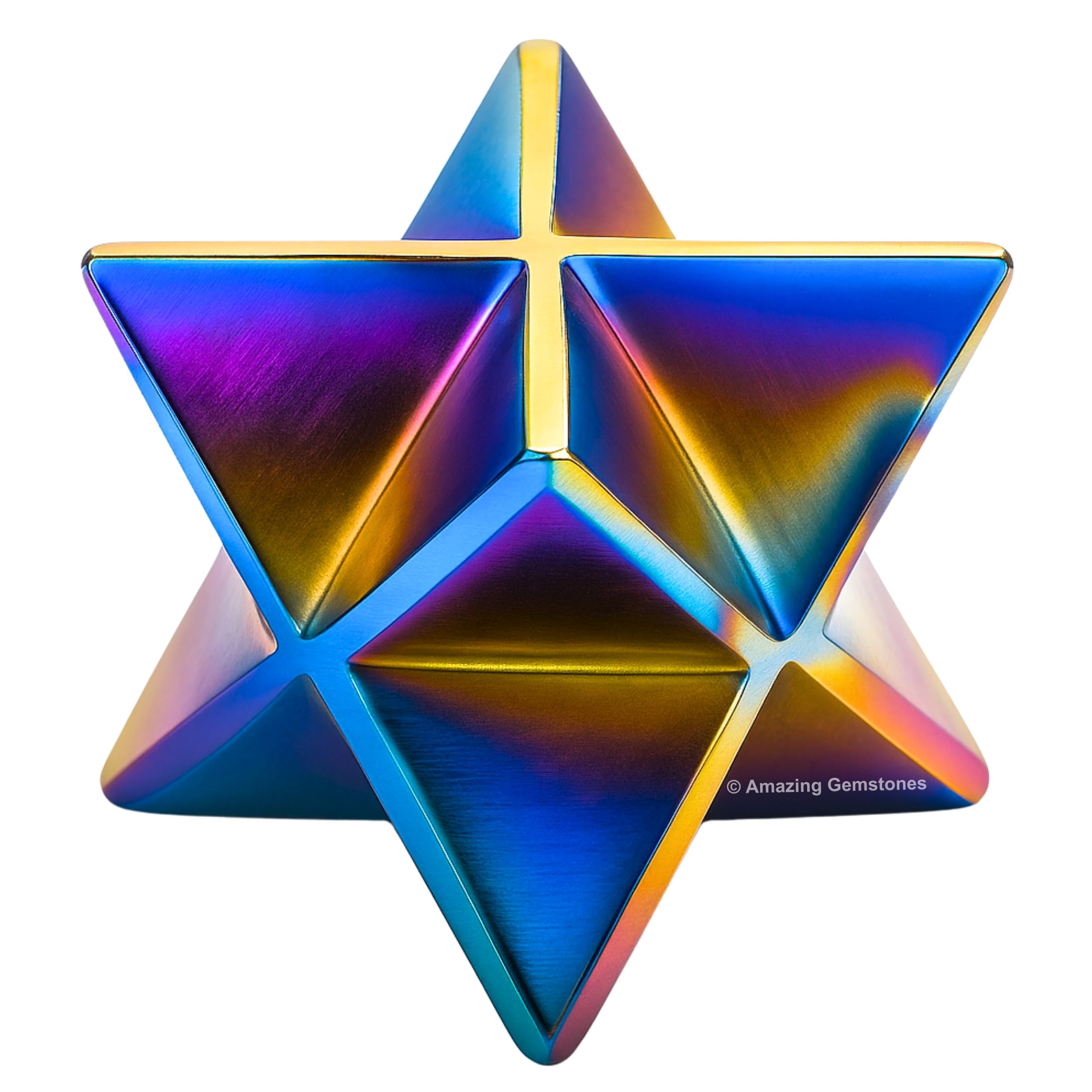 Amazon.com: Amazing Gemstone Titanium Aura Quartz Merkaba Crystal