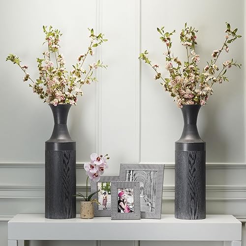 Miniatura 2 de Elements Jarrones decorativos de metal, color negro