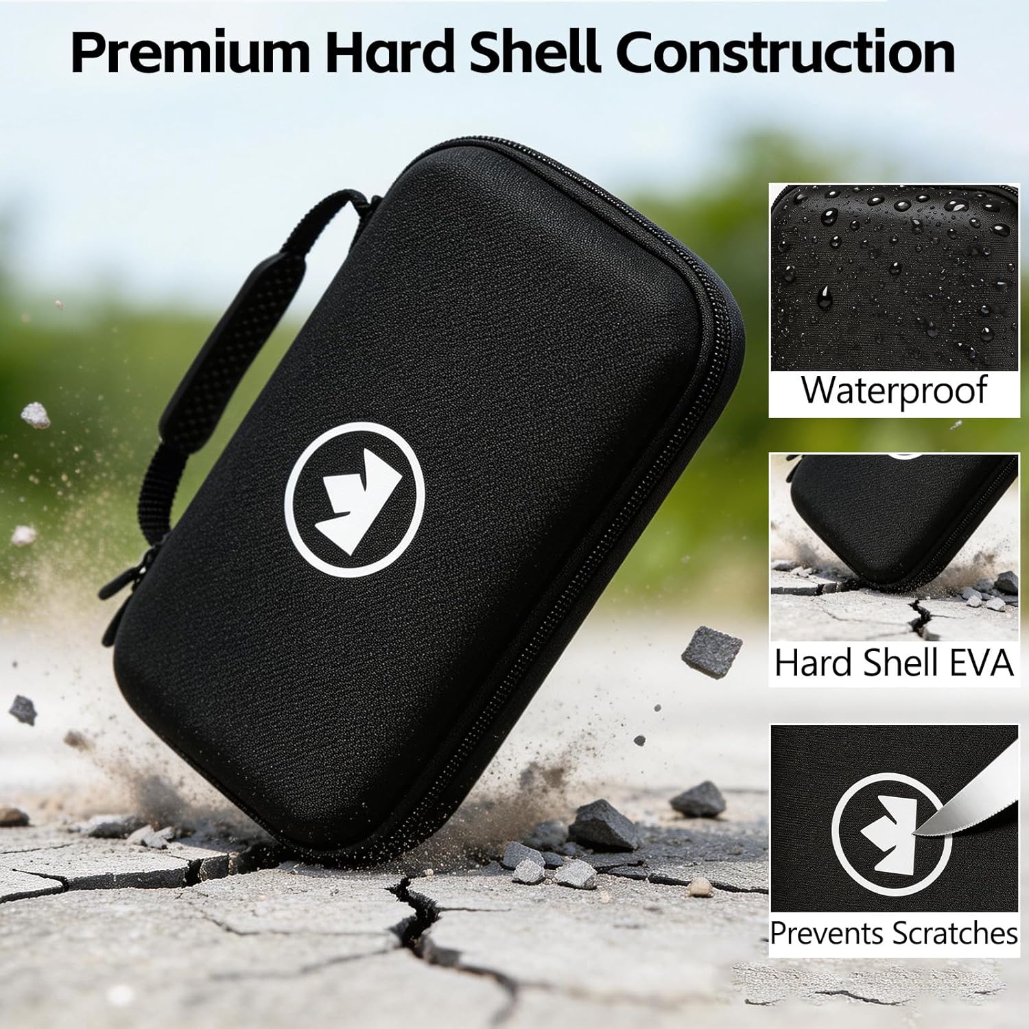 Craftsman Golf Glove Holder Case with Glove Shaper Portable Golf Accessories Organizer for Tees,Balls,Divot Tools,Ball Marker Golf Bag Accessories Golf Gift for Men/Women