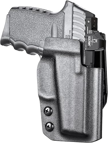 OWB - Funda compatible con SCCY CPX1 CPX2 de 0.354 in, retención de nivel II en el exterior de la cintura, transporte abierto para SCCY CPX-1 CPX-2,