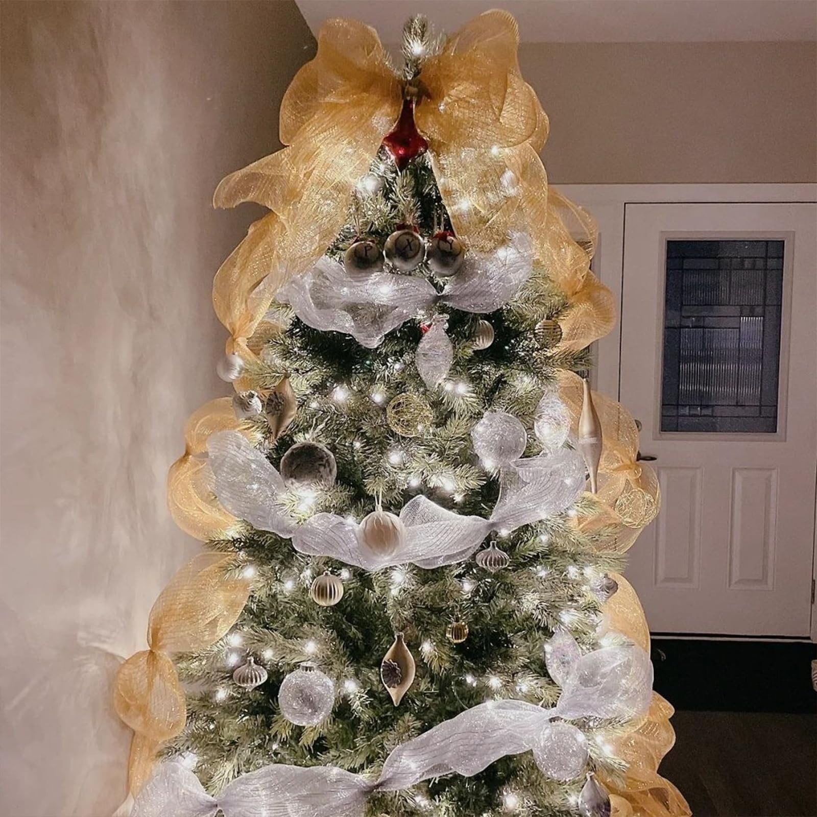 AIEX Kunstpelzband Weiß – 3 Rollen à 3 M X 5 Cm, Für Weihnachtsdekoration, Basteln, Kleidung