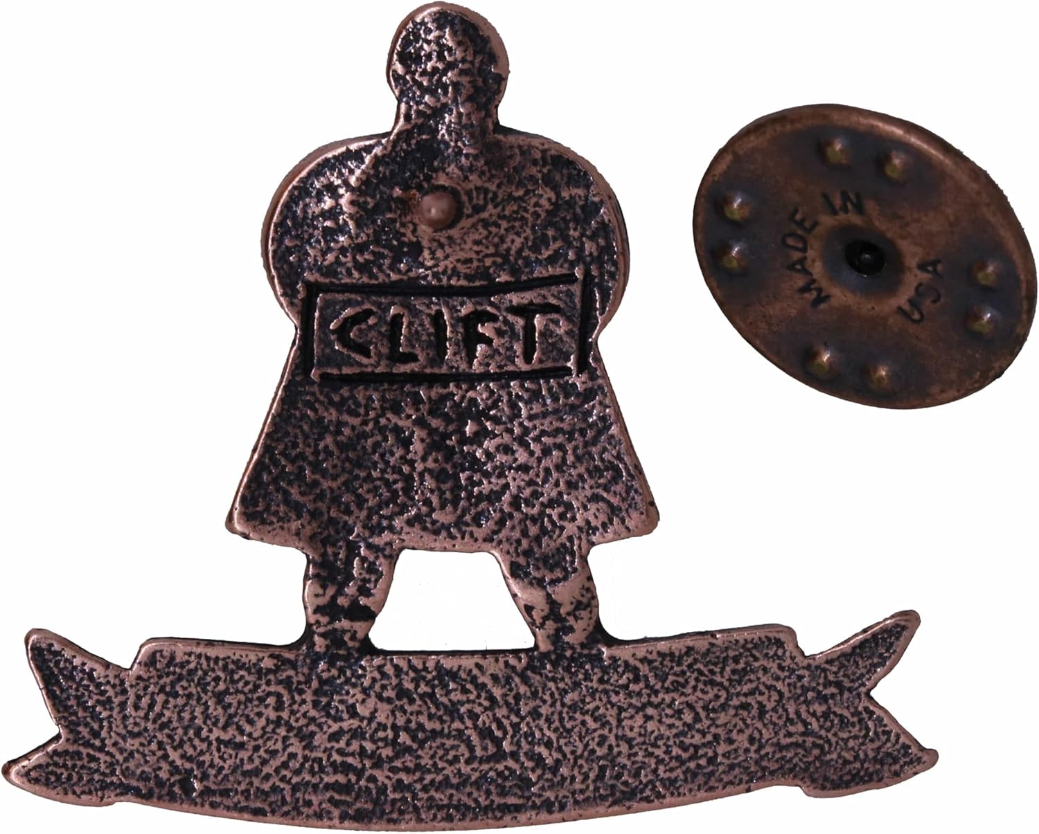 Jim Clift Design Sepsis Hero Copper Lapel Pin - Image 5