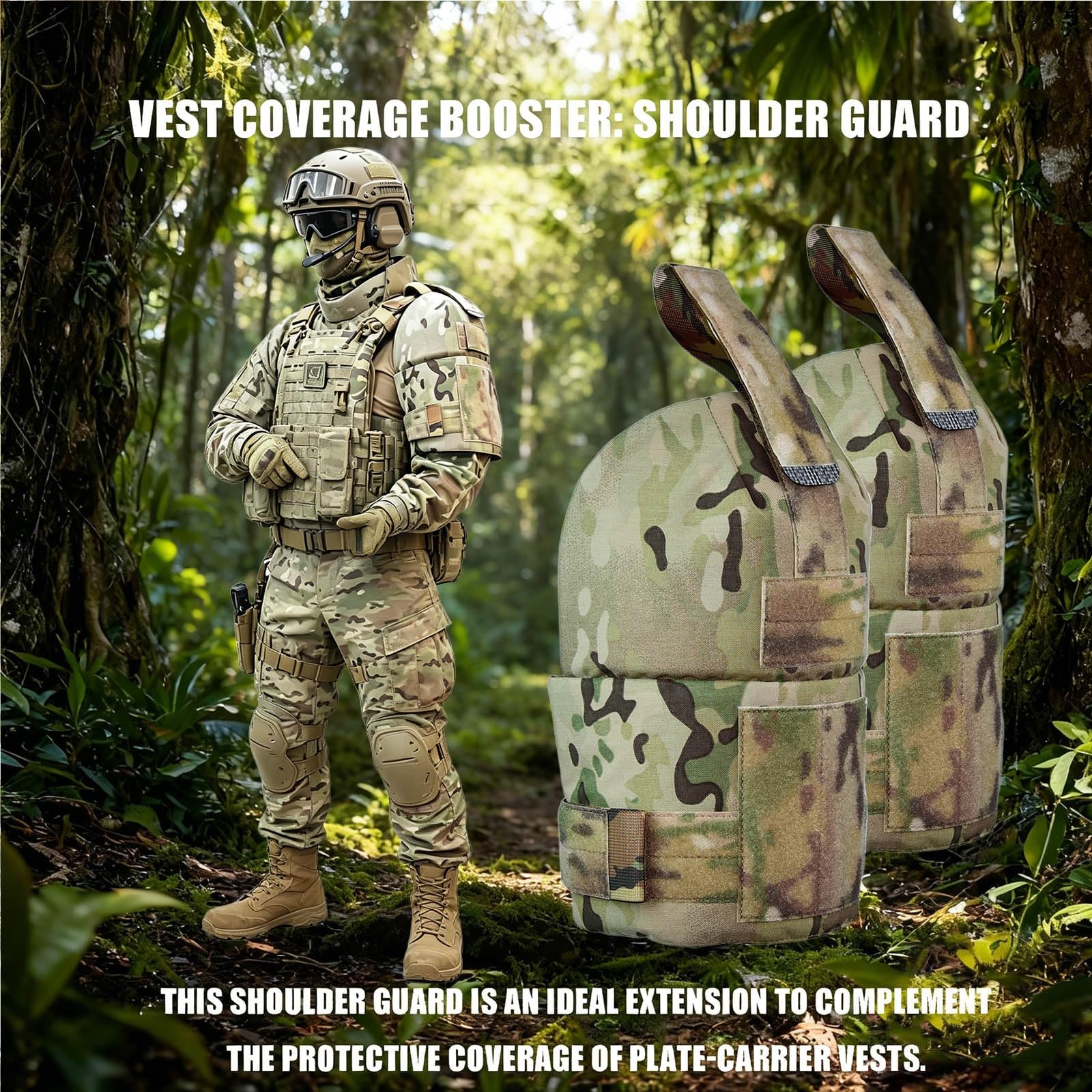 Taktyczny Ochraniacz Na Ramiona, 500D, Nowe, Uniwersalne Ochraniacze Na Bicepsy (1 Para) Do Airsoftu, Polowania, Paintballu, Strzelania