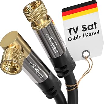KabelDirekt   SAT TV Cable   2m, 90 /straight