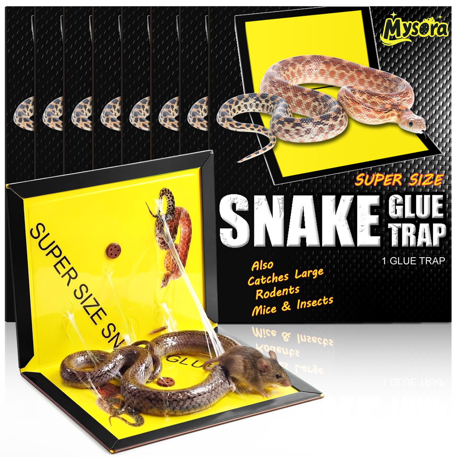 Amazon.com : Mysora 8 Pack 13 x 20 Inch Extra Large Snake Glue