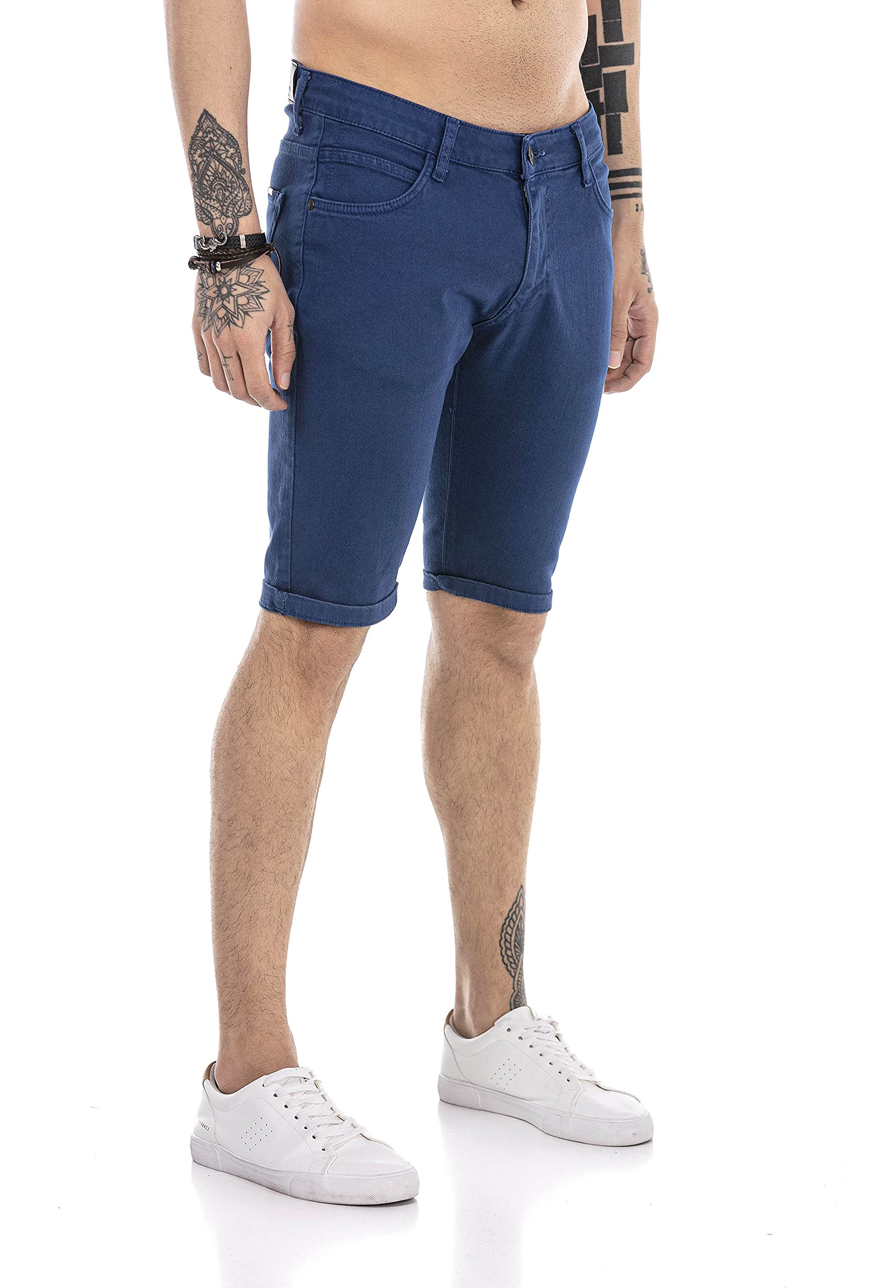 RED BRIDGE Vaqueros Cortos para Hombre Jeans Shorts Denim Estilo Chino