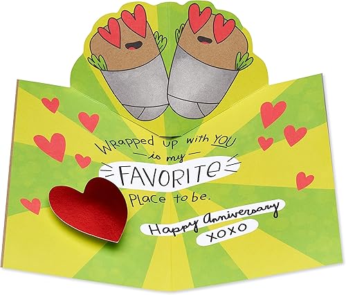 Miniatura 2 de American Greetings Divertida tarjeta de aniversario para marido, esposa, novio, novia u otra persona significativa (envuelta contigo)