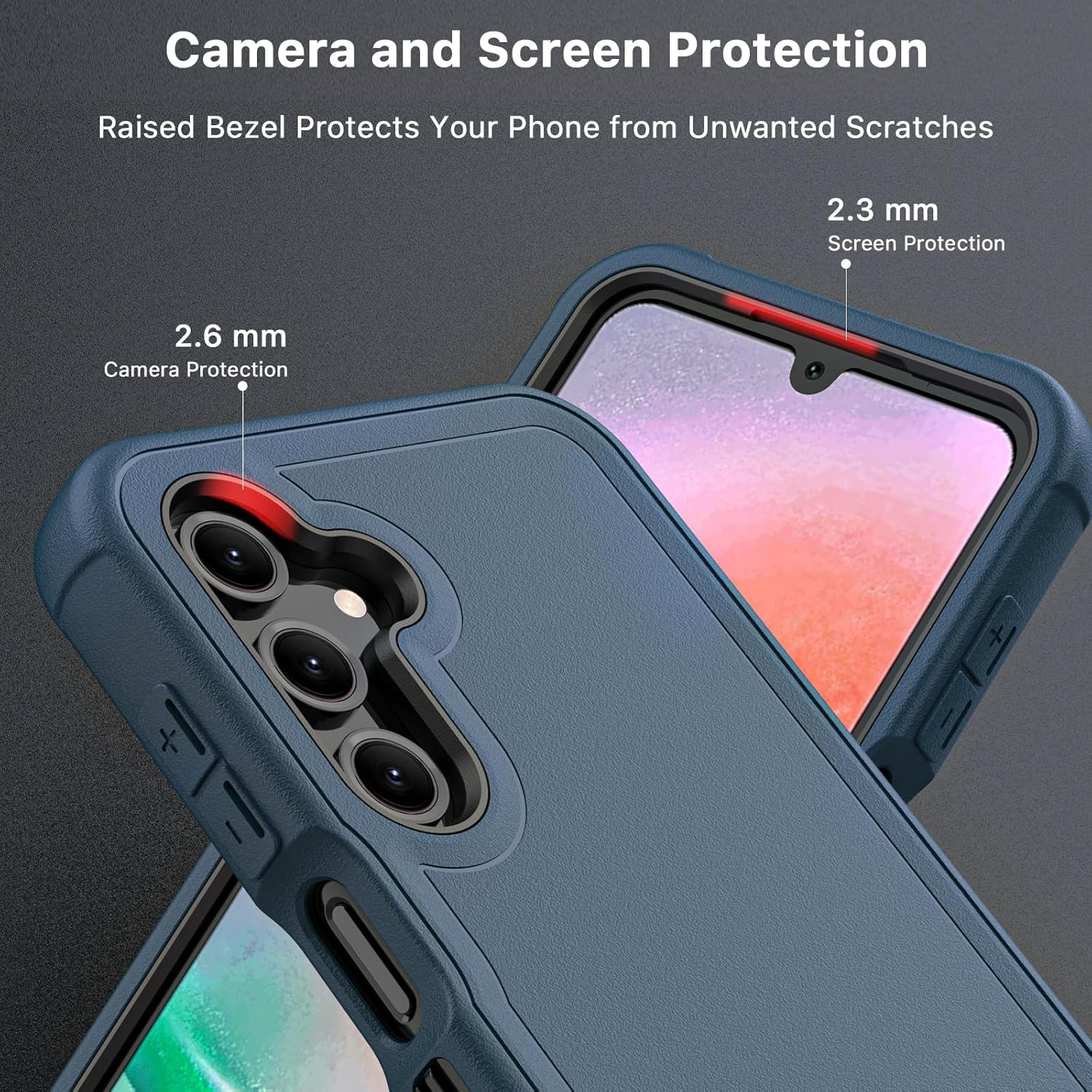 M MYBAT PRO Maverick Series Case for Samsung Galaxy A16 5G with Belt Clip, 360°Rotating Kickstand Holster, Shockproof Military Grage Drop Protection, Anti-Scratch Rubber Case with Microfiber Lining