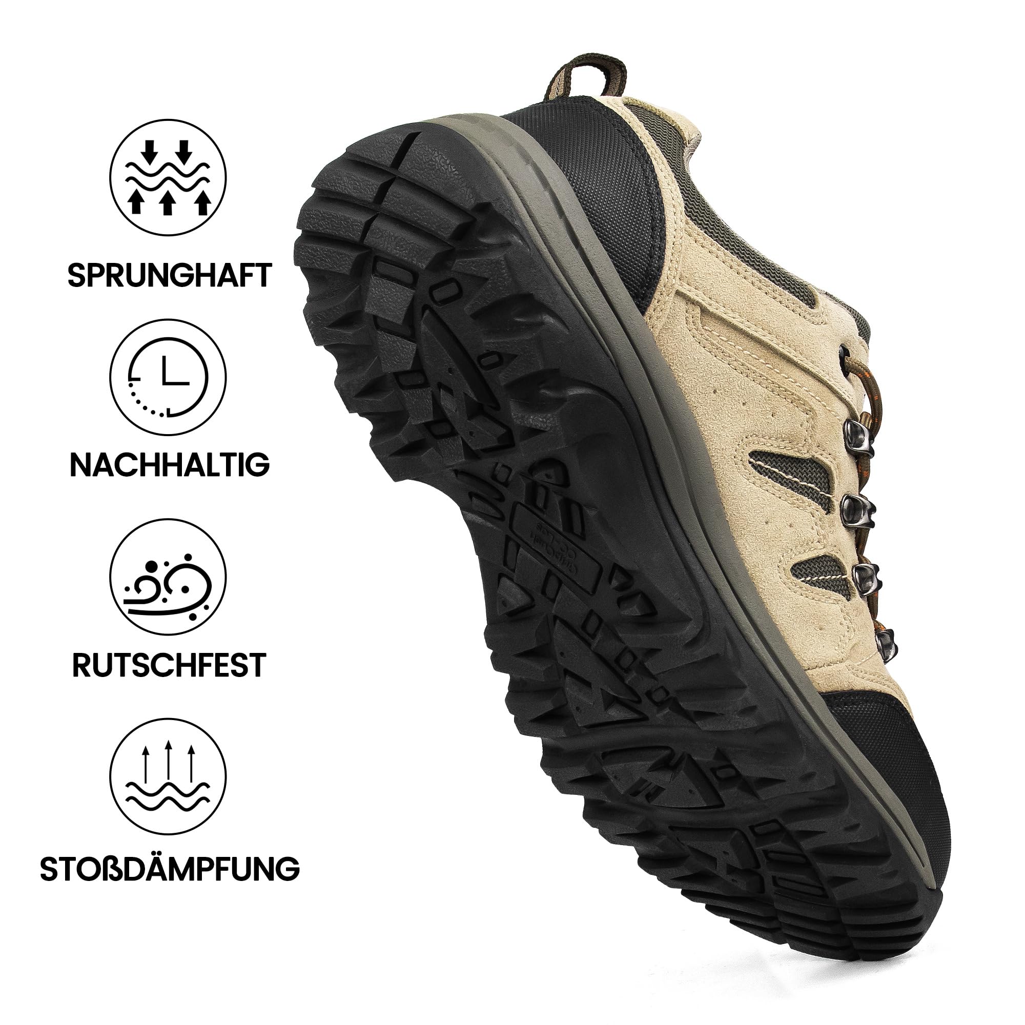 CC-Los Wodoszczelne buty trekkingowe, męskie, wygodne, lekkie, oddychające