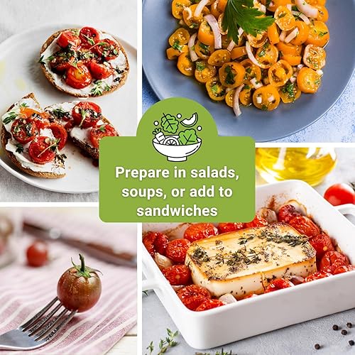 Miniatura 5 de Sow Right Seeds - Colección de semillas de tomate cherry para plantar - Tomates negros, grandes, rojos, blancos, naranjas, cereza bicolor y pera