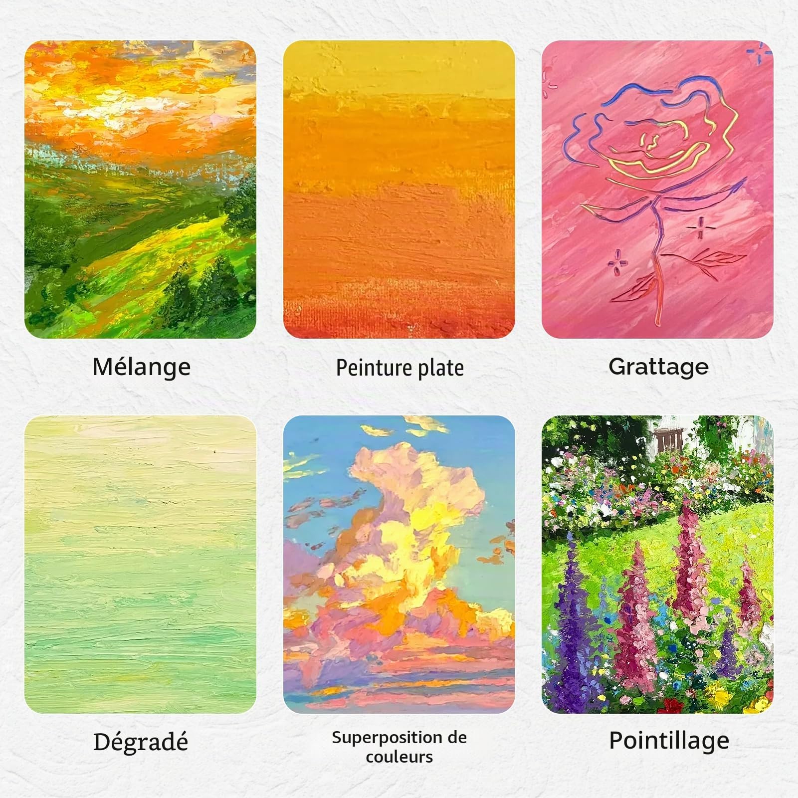 LIGHTWISH Pastels à l'huile professionnelles, 100 couleurs vibrantes plus 4 blanches, lot de 104, pastels à l'huile doux et pigmentés pour artistes pour mélange, superposition et ombrage