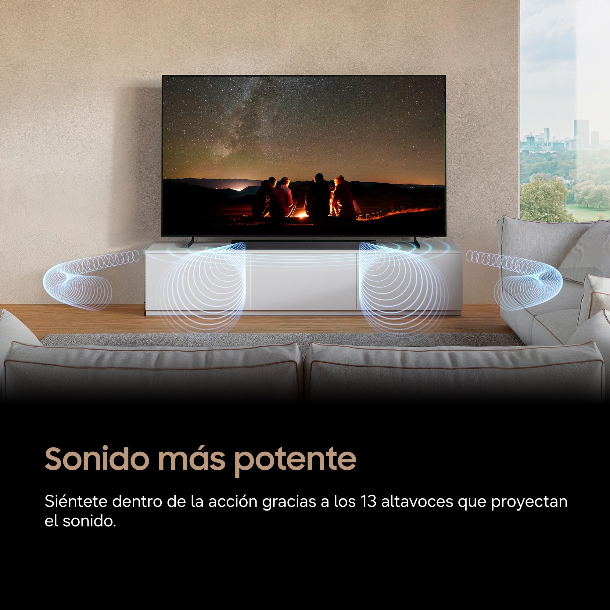 Samsung Barre de Son HW-QS90H/XC -Wireless Dolby Atmos, 7.1.2ch Sound, Q-Symphony, Convertible Fit