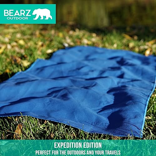 Miniatura 8 de BEARZ - Juego de toallas de microfibra para exteriores, toallas de microfibra para el cuerpo, toalla de entrenamiento, toalla de campamento, toalla