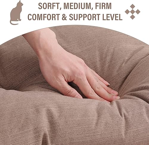 Miniatura 5 de Tiita Cojín de banco para exteriores, 48 x 16 pulgadas, impermeable, para muebles de patio, cojines duraderos para asiento de banco de patio, cojín