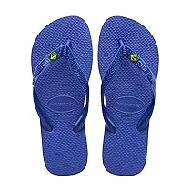 Havaianas – Top Brasil Logo, Infradito Comode, Resistenti e Leggere con Suola Antiscivolo, Bandiera del Brasile sulle Strisce, Unisex Adulti