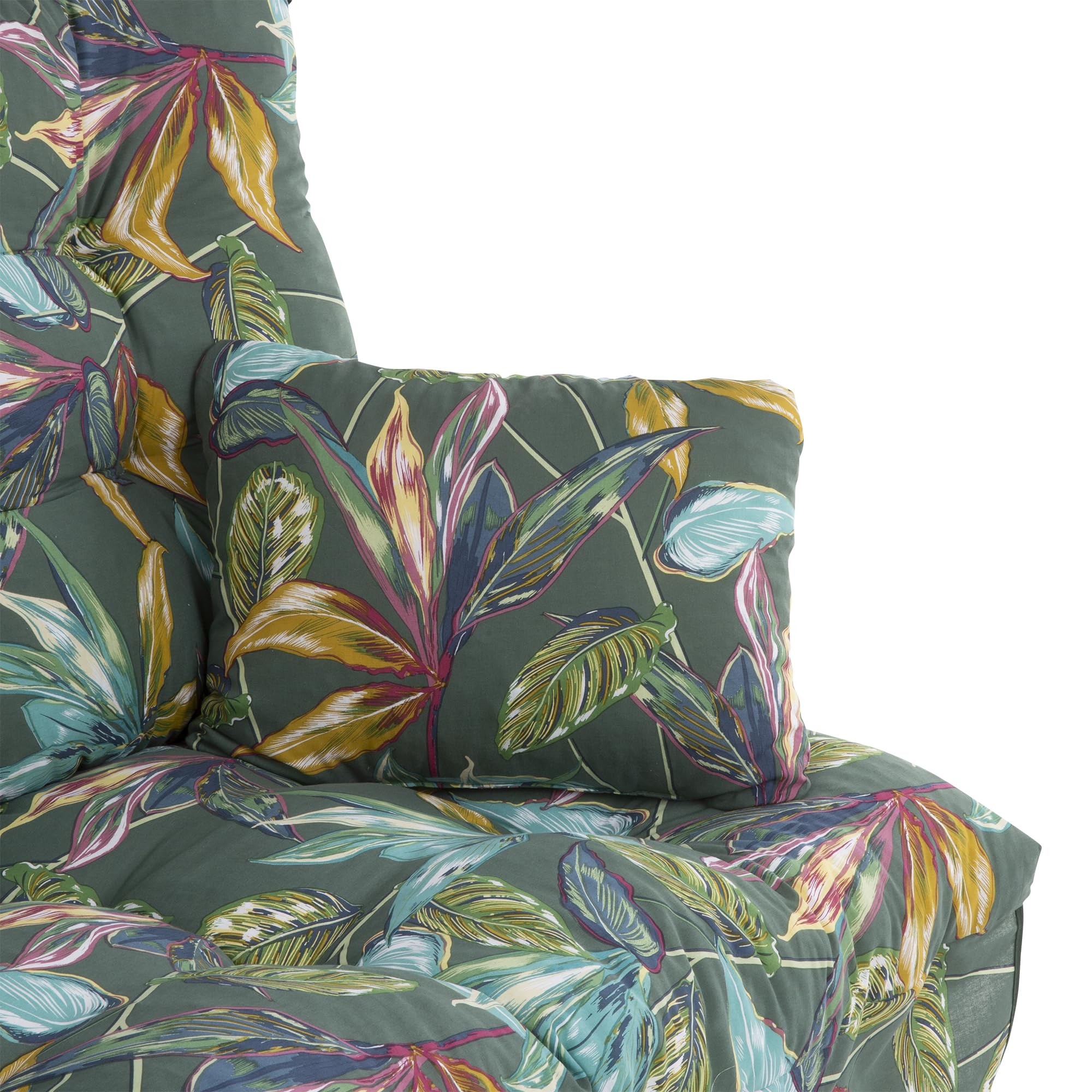 PATIO Hollywoodschaukel Auflage 175x50 cm Ravenna Sitzpolster mit Rückenlehne für Gartenbank Seitenkissen Schnüre