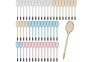 60 Pcs Creative Tennis Racket Gel Pens Fidget Toy Pens