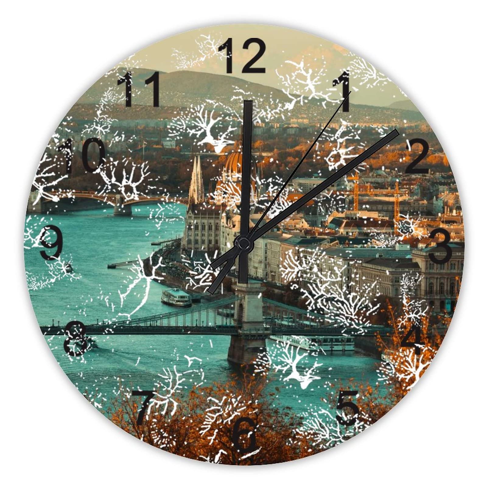 Horloge sans tic-tac silencieuse 40cm pour retrouver le calme au bureau