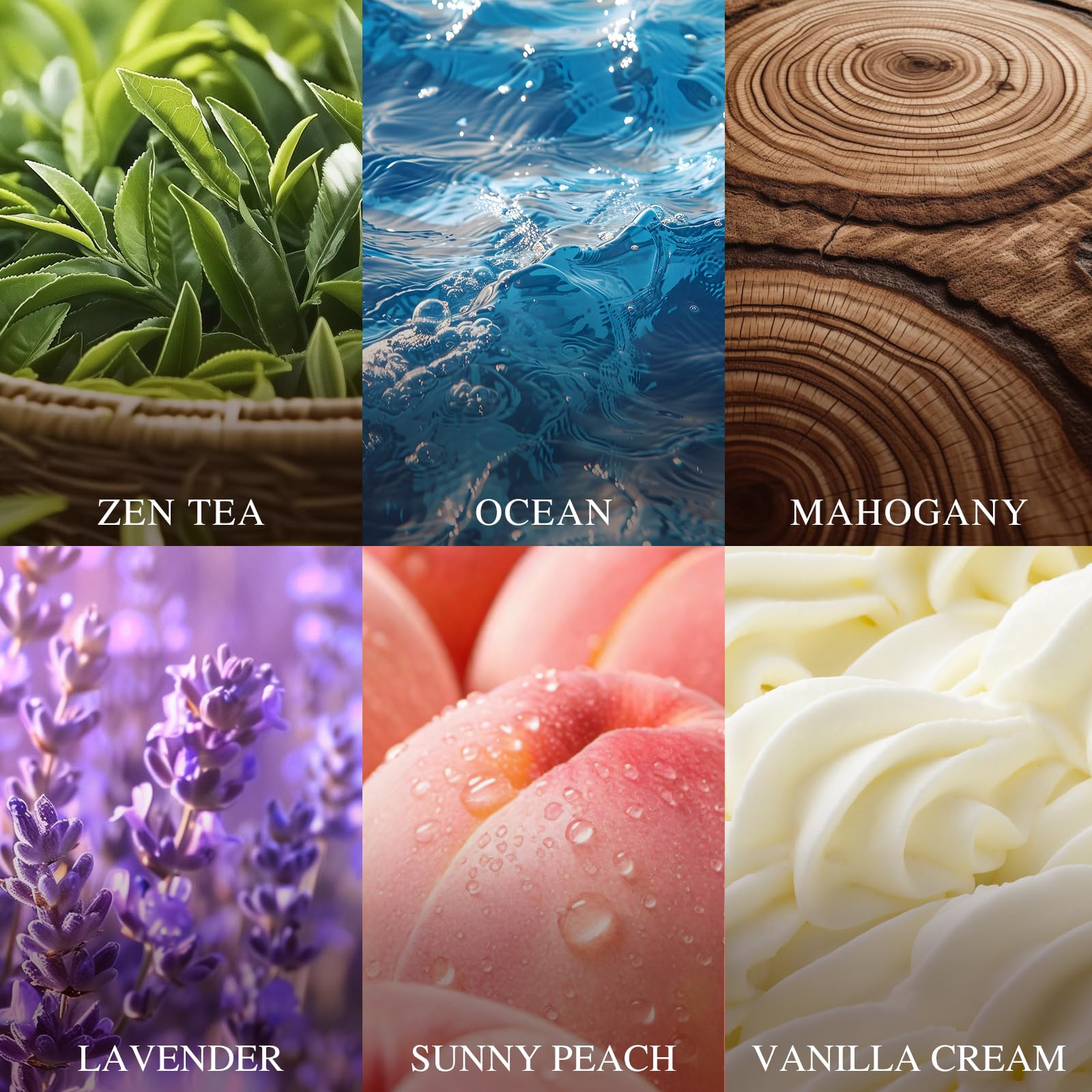 AROIC Car Air Freshener for Women 6 Pack Air Freshener Diffuser Hanging Air Fragrance Essential Oil Diffuser Car — view 7