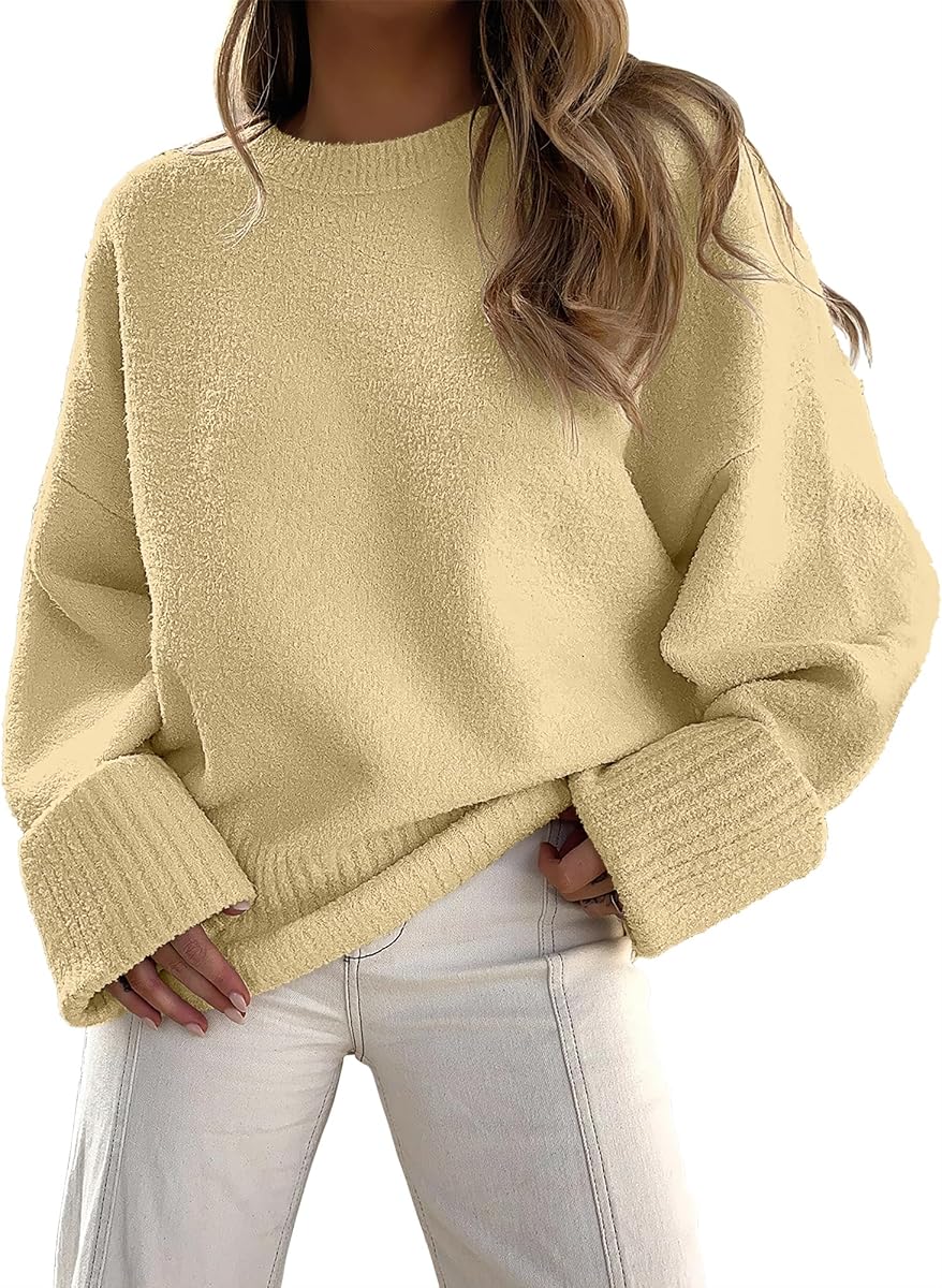 Women Oversized Knit Sweaters 2026 Fall Fashion Outfits
