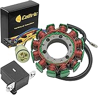 Vista 1 de Caltric Estator y bobina de recogida compatible con Honda TRX300FW Fourtrax 300 1988-200012 Pol