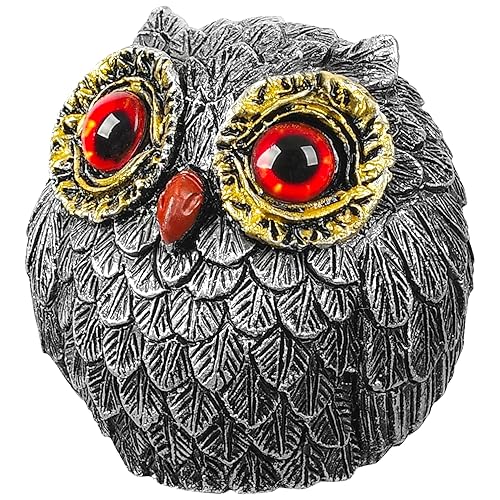 RUNNING HOT Handcrafted Cute Resin Owl Figurine Poker Guard, Weights