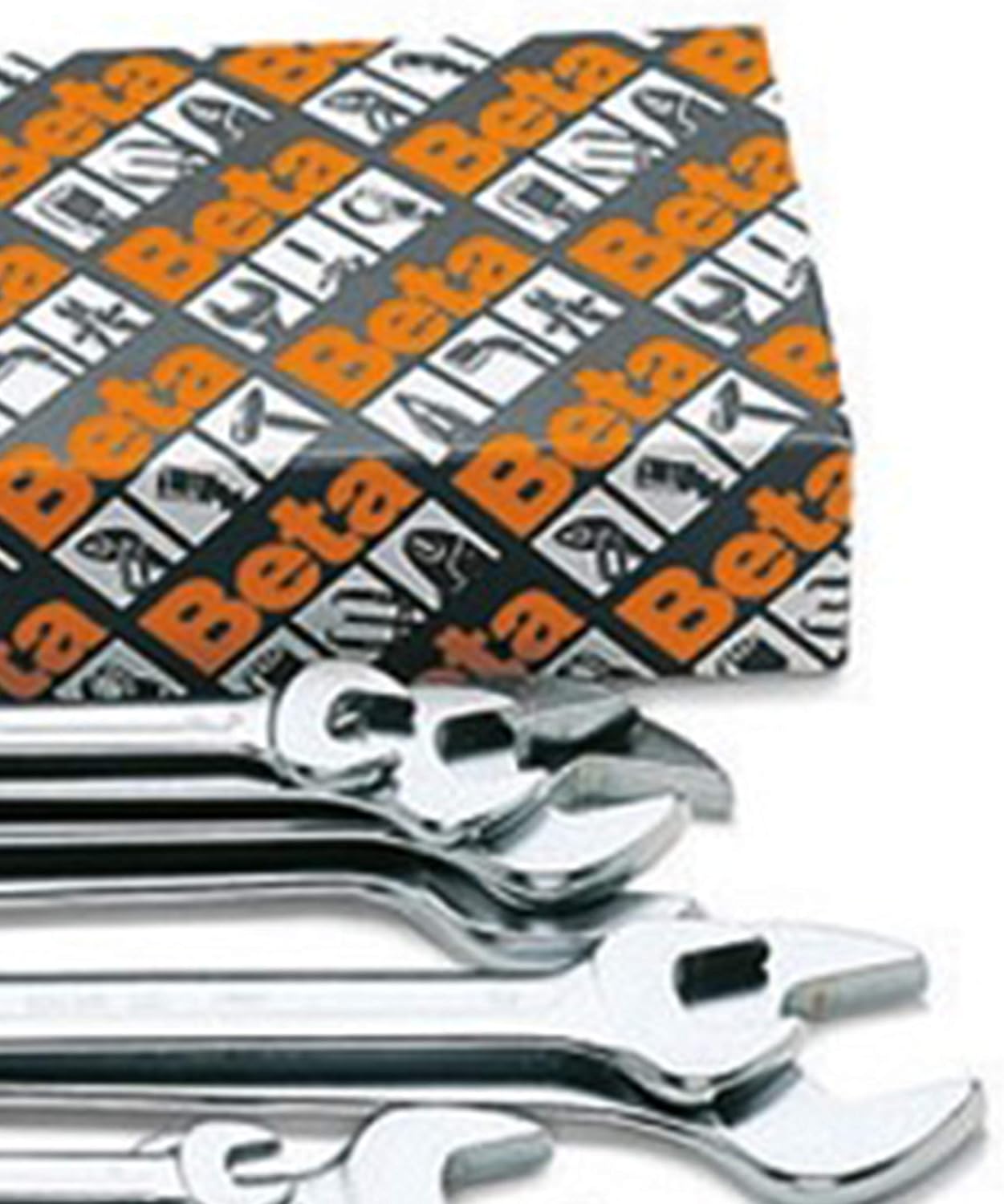 Beta 55 /S8 Metric Set of 8 Double End, Open End Wrenches, 6x7mm, 20x22mm