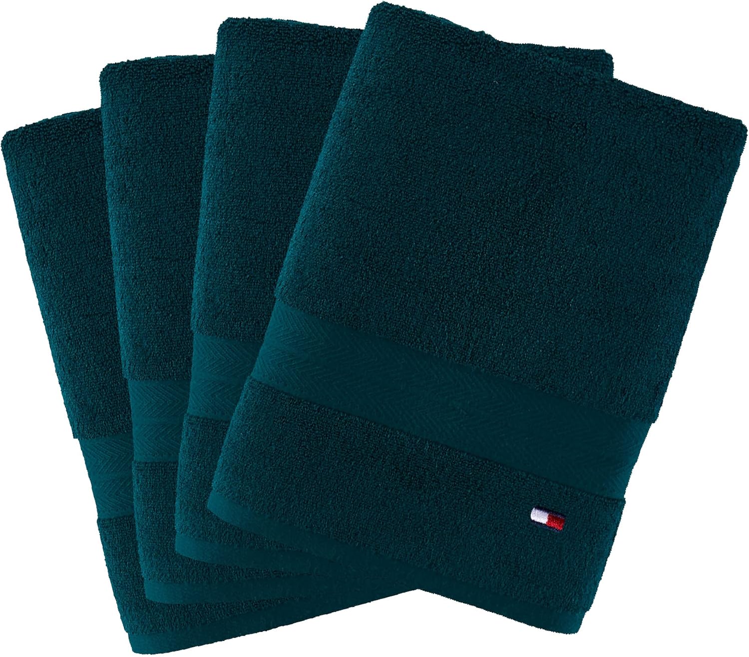 Tommy Hilfiger Modern American Solid Pack of 4 Bath Towels