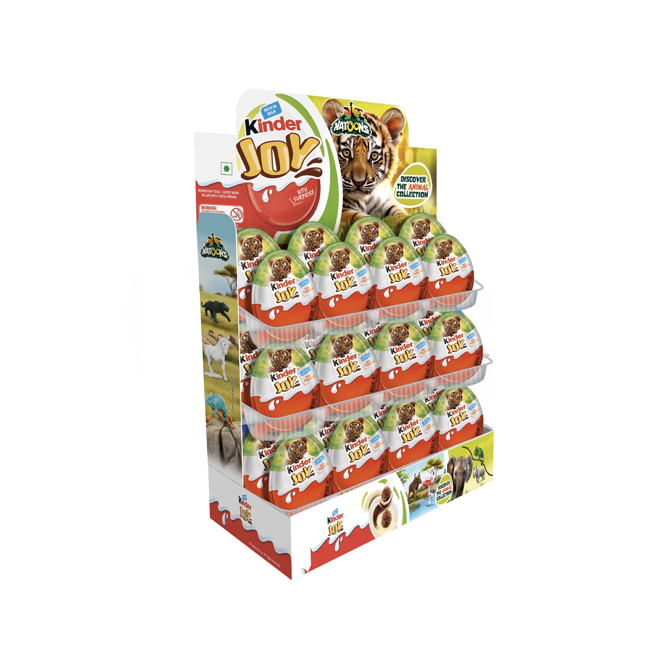 Kinder Joy HarryPotter - Pack of 24,Cocoa,1.4 Kilograms