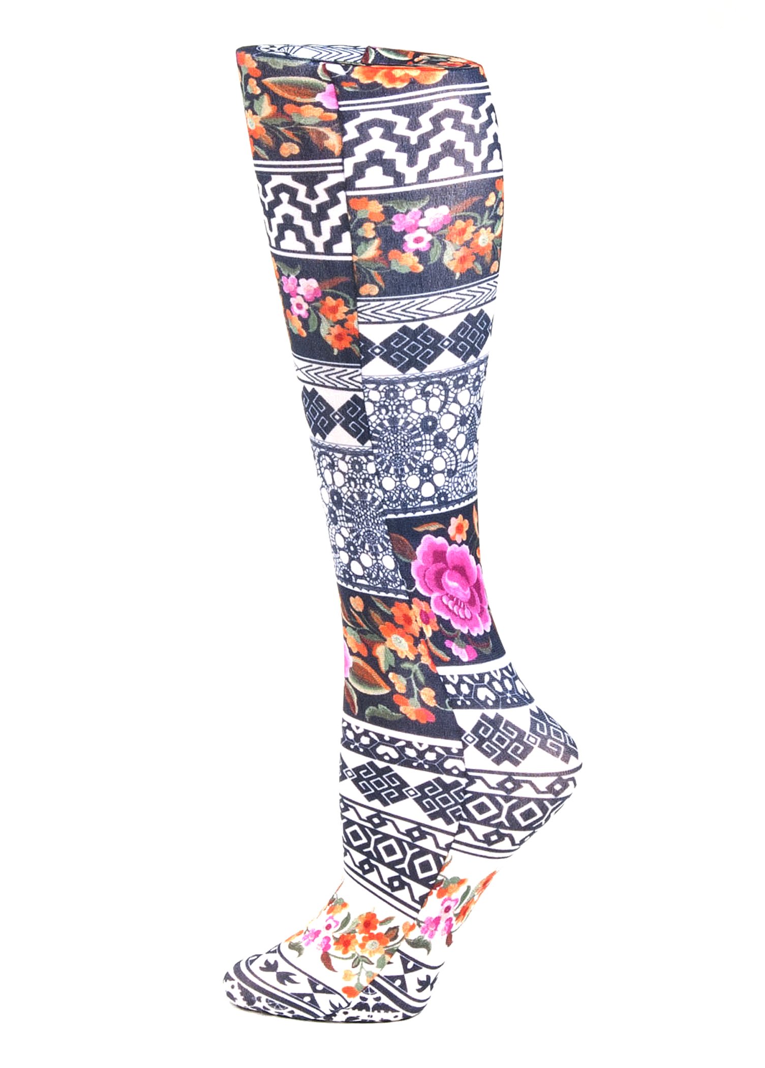 Celeste Stein Therapeutic Graduated Women Compression Socks, Diabetic Socks For Womens, 8-15 mmHg For Regular Calf