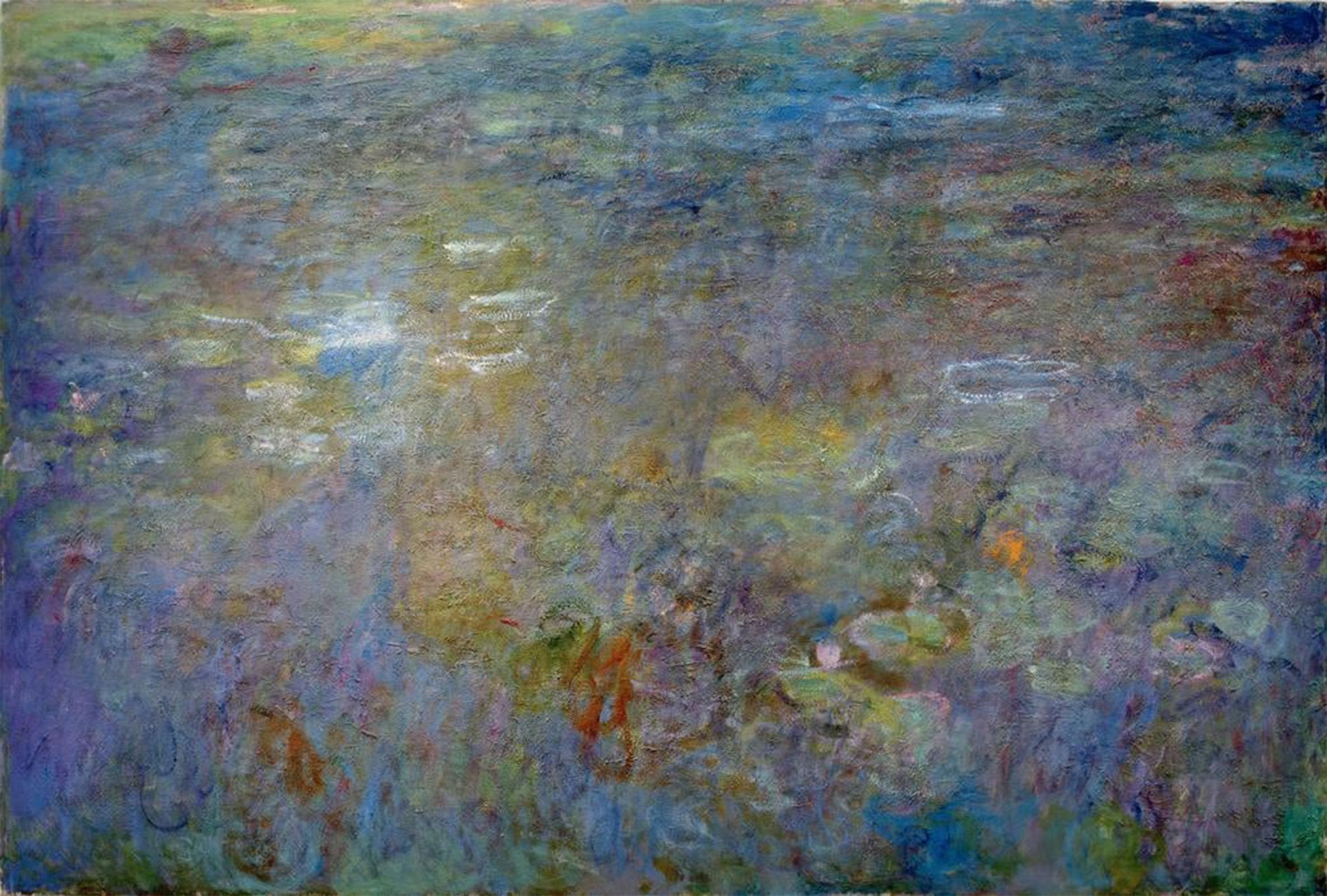 ARTXLXXBN Famous Prints Artwork Pictures Poster Painting Art the Bassinnympheas by Claude Monet Artwork Landscape Pictures for Home Decor 60x90cm