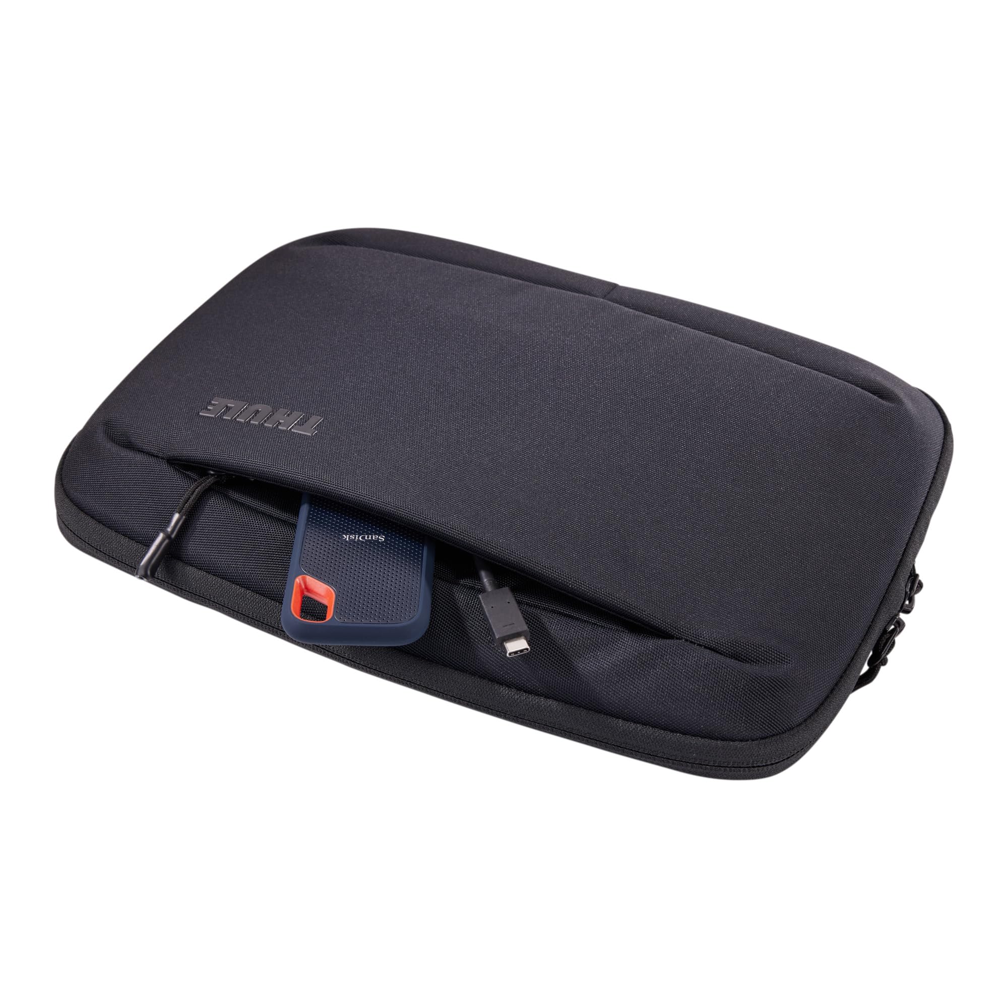 THULE Funda para portátil con Compartimento para portátil Subterra 2 13" Laptop Sleeve Black Negro